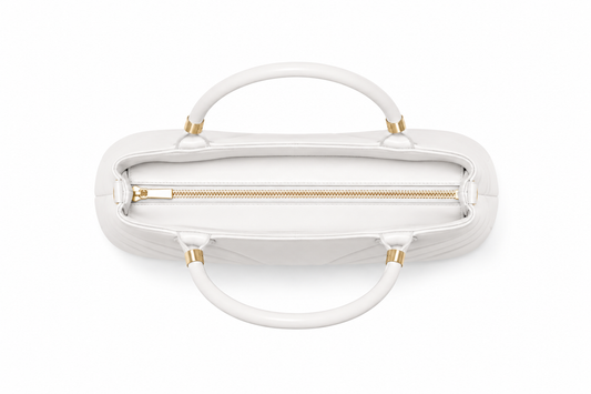 Lámpara de mesa CENTURIOAMATTI Lumière con pantalla blanca y base de madera, diseño elegante y moderno para interiores.